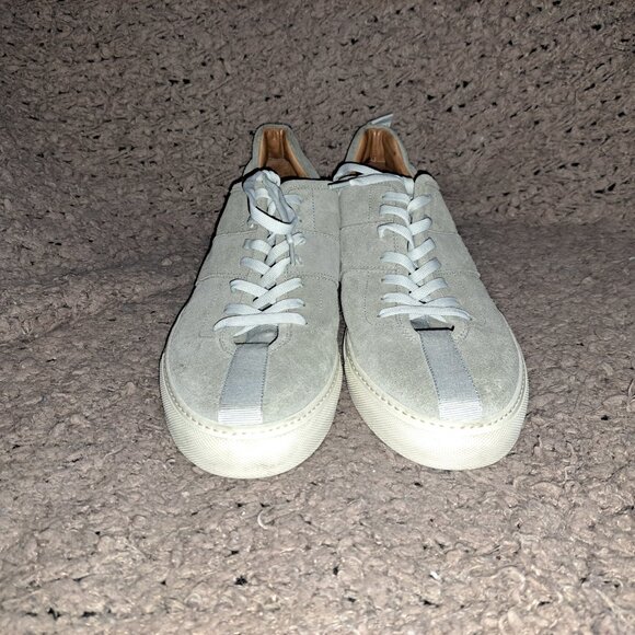 DANIEL PATRICK-Low Top-Tan/Neutral Suede/Grosgrain Ribbon-Sneakers-Sz 11-EX